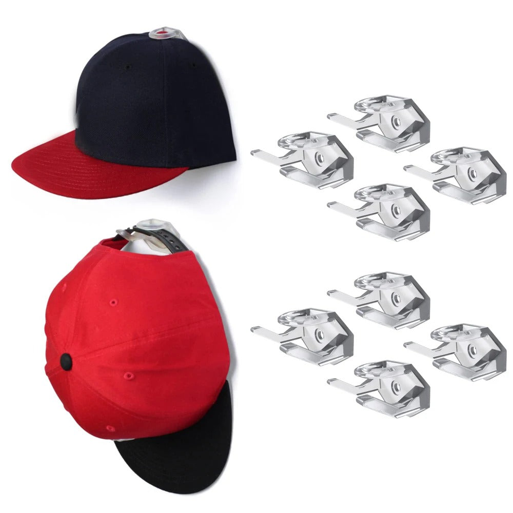Adhesive Hat Racks for Wall-Minimalist Baseball Caps Hooks Organizer