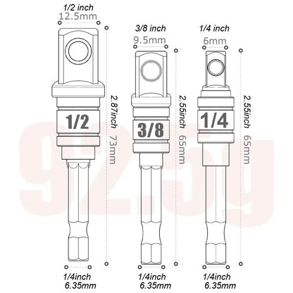 Impact Grade 105 Degree Angle Socket Adapter