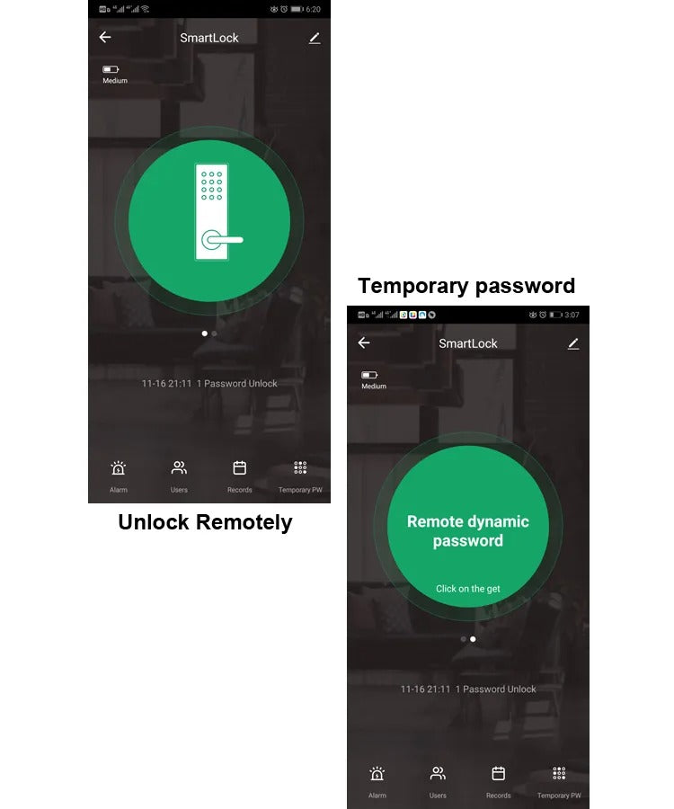 RAYKUBE M3 Tuya BLE Digital Fingerprint Door Lock Electronic Lock