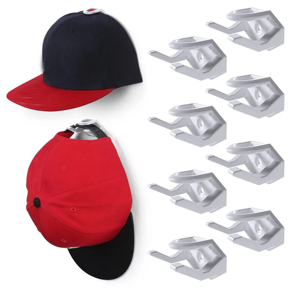 Adhesive Hat Racks for Wall-Minimalist Baseball Caps Hooks Organizer