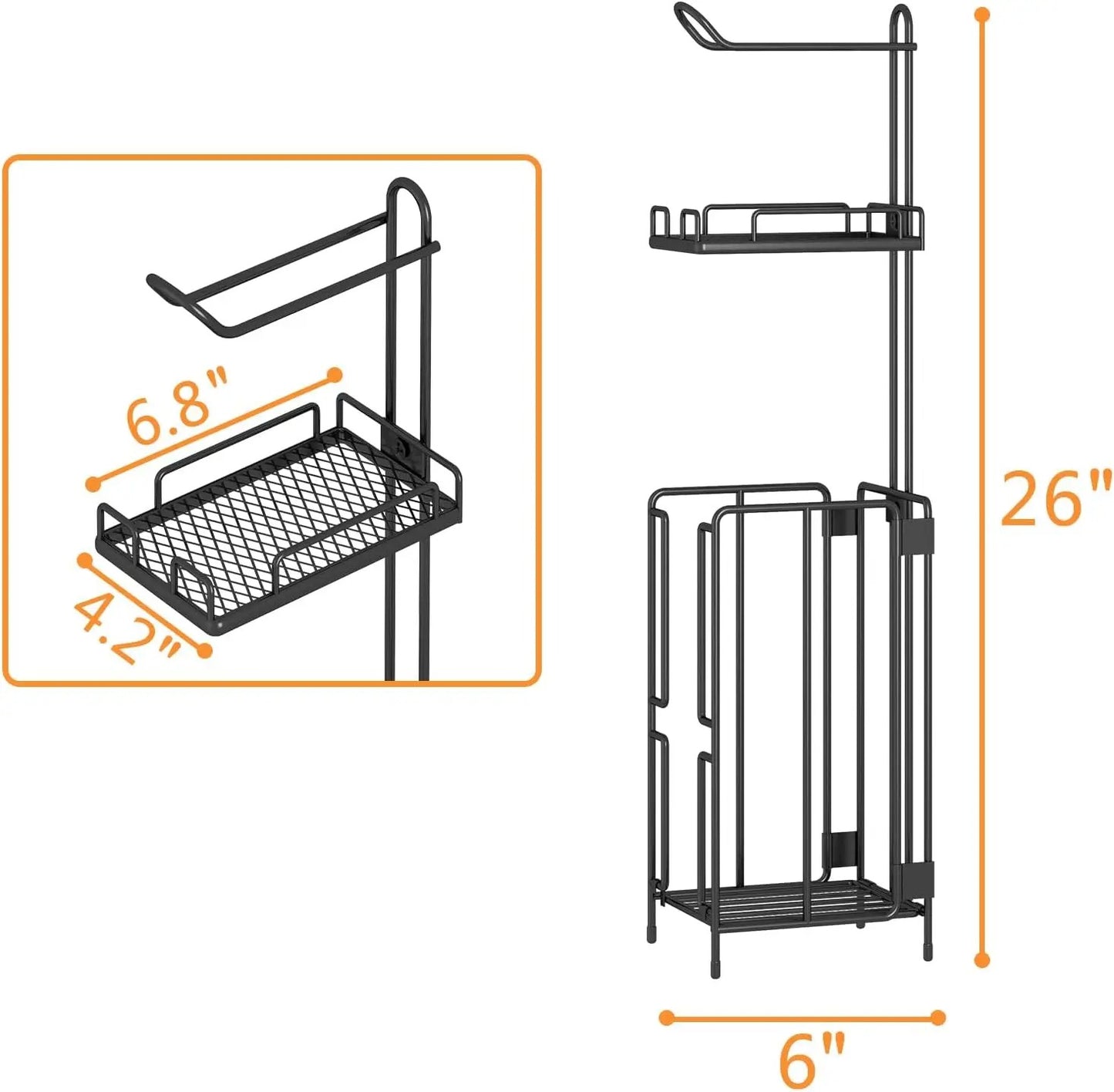 Toilet Paper Holder Stand