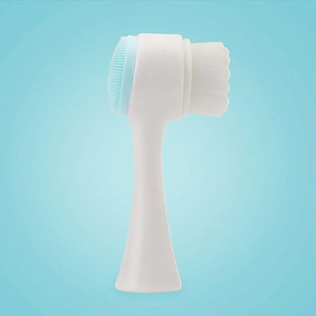 Silica Gel Facial Brush Double Sided Facial Cleanser